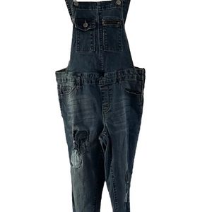 Anthropologie Altar’d State denim overalls XS 3 trendy